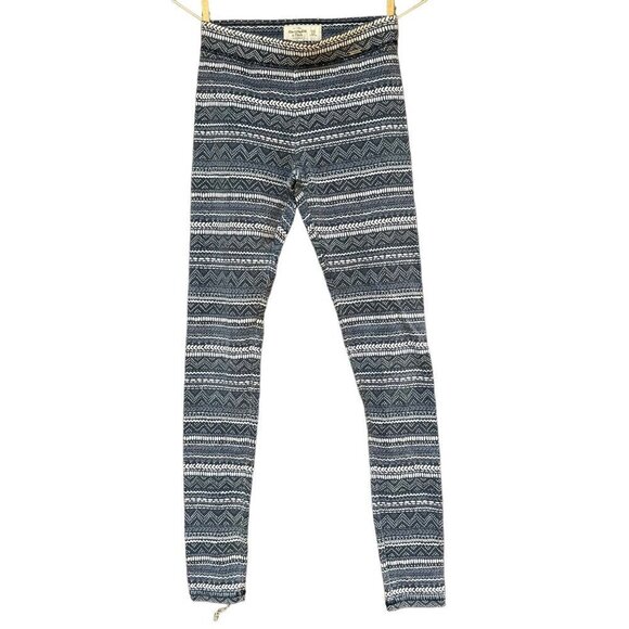 Abercrombie & Fitch Pants - Abercrombie & Fitch Blue Cozy Striped Pajama Lounge Leggings Size XXS